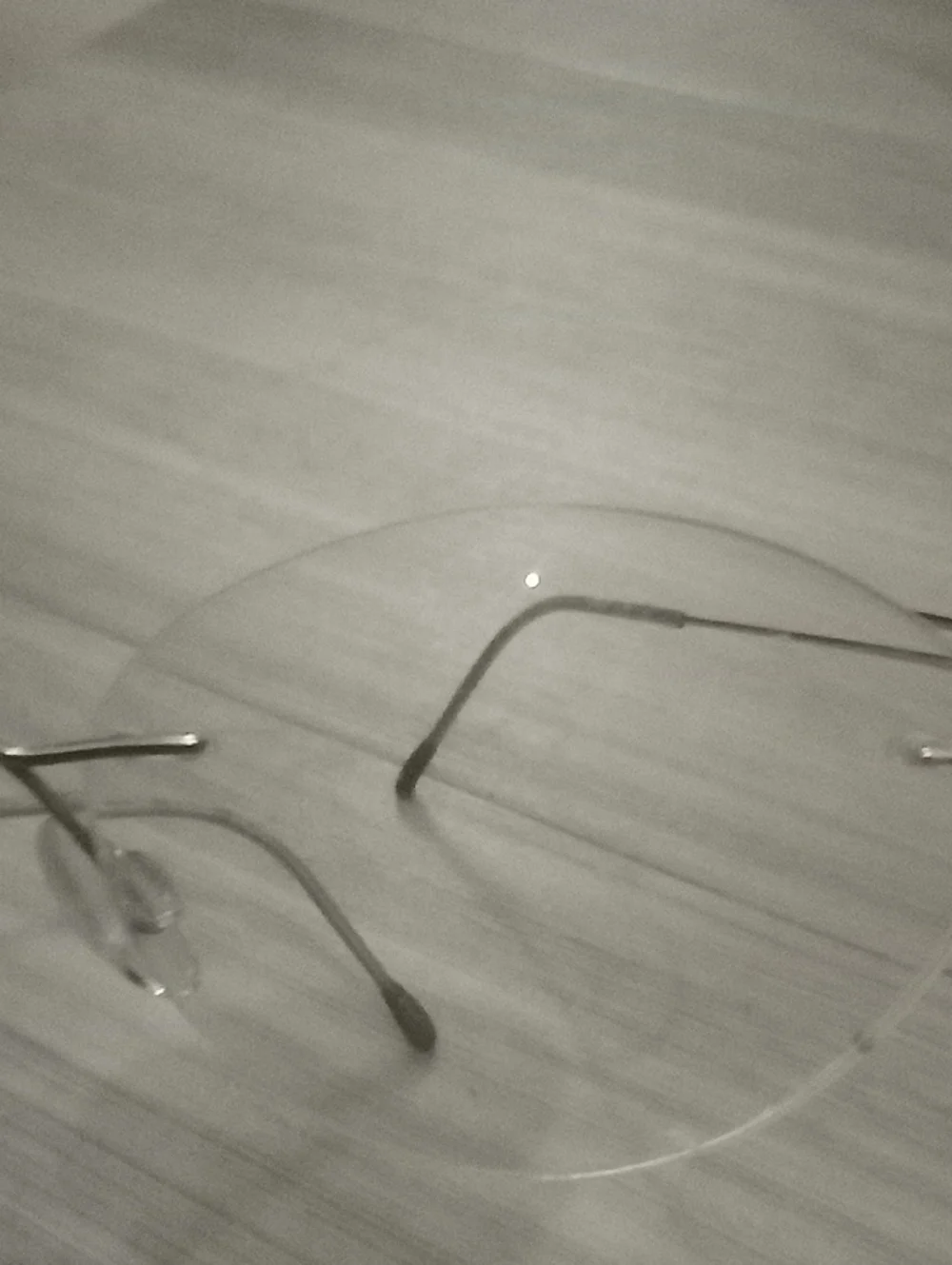 🌁 VINTAGE: SILHOUETTE; M7395 /10 V6050 TITANIUM SILVER RIMLESS GLASS FRAMES